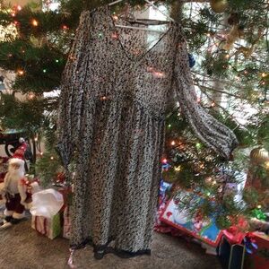 Zara Sheer MIDI Dress.